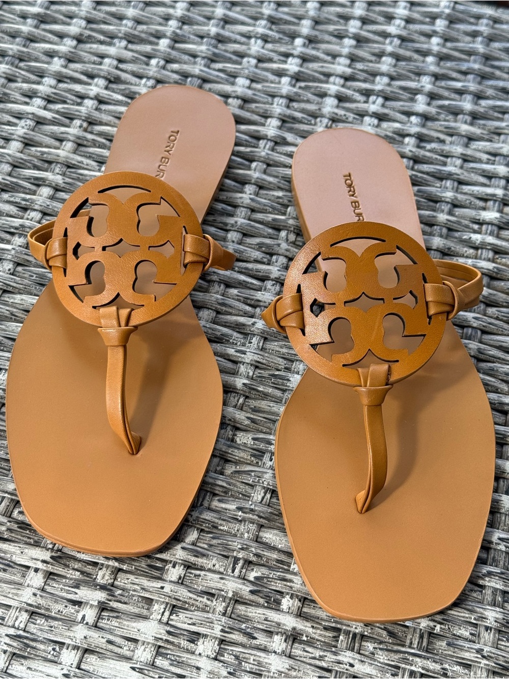New , Tory Burch Miller Square Toe Sandal